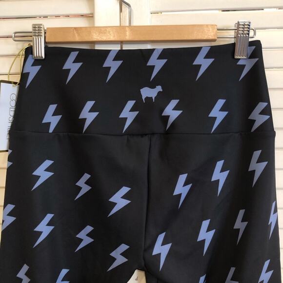 NWT Goldsheep Lightning Fit Bolt Blue Windbreaker Jacket and Legging Set Medium - Picture 10 of 12